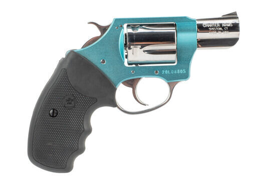 Charter Arms Undercover Lite Blue Diamond 38 Special revolver features an aluminum frame